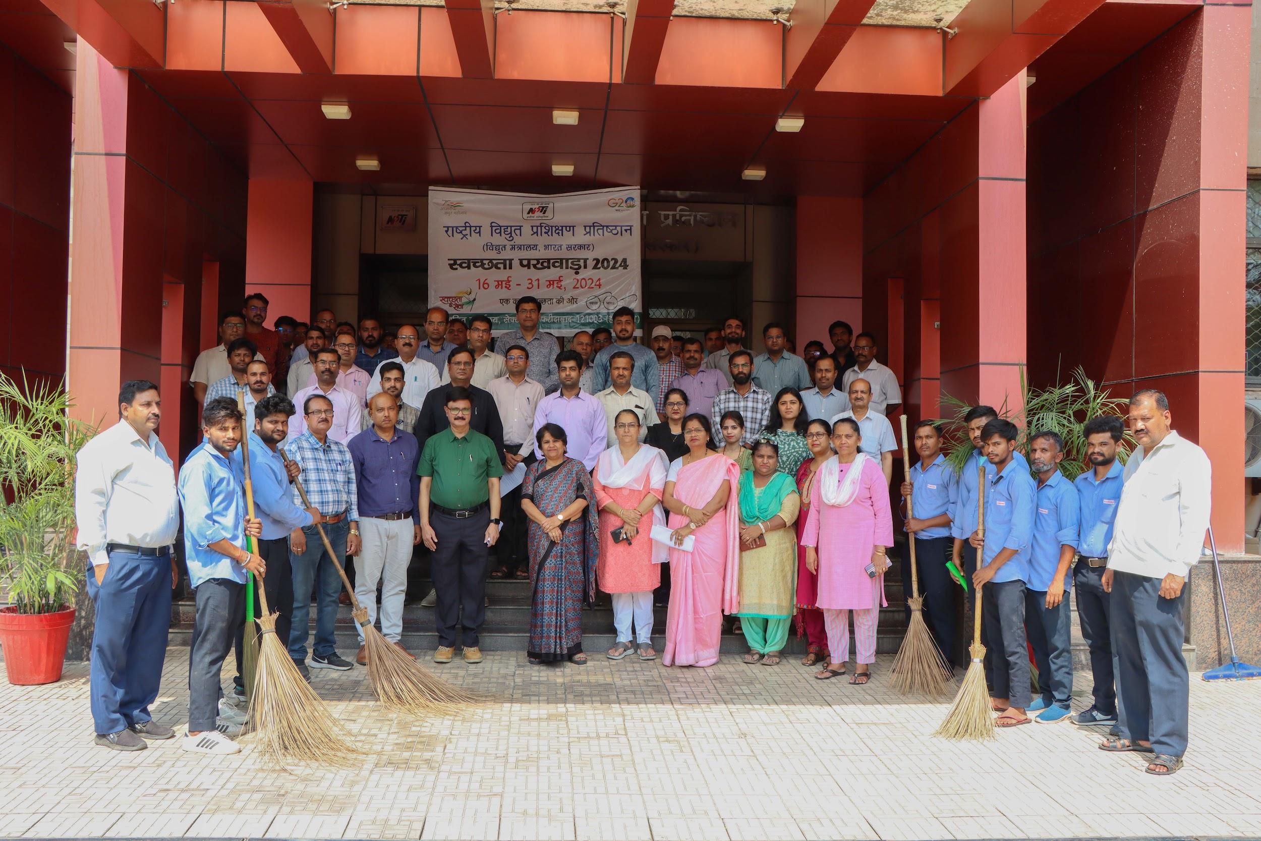 NPTI conducts cleanliness drive under Swachhta Pakhwada